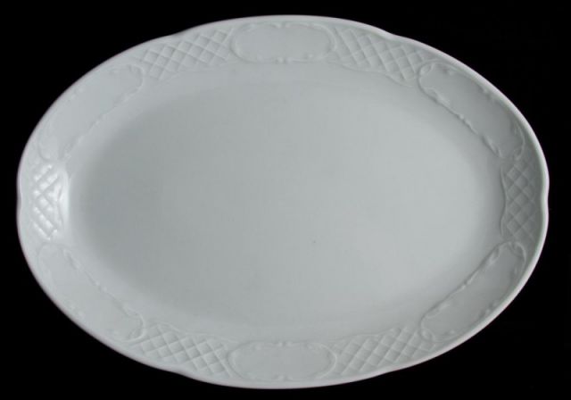 FUENTE OVAL AUGUSTA PORC. 36 CM.