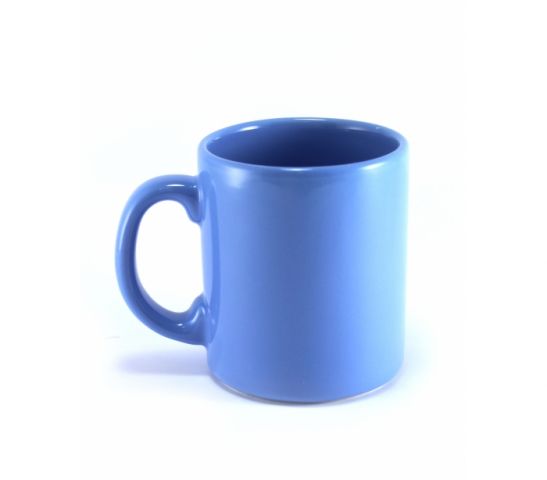 MUG PORCELANA 350 CC. IMPORT AZUL CAJA 6 UD.