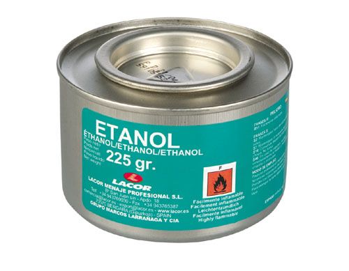 LATA ETANOL GELIFICADO 160G - 2 HORAS 