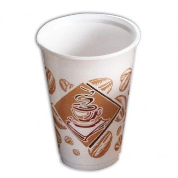 VASO FOAM 240 CL. LOGO CAFE CAJA 1000 UD.