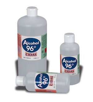 ALCOHOL SANITARIO 96% BOTELLA 1 L.