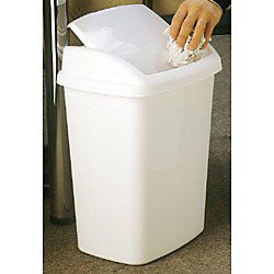 PAPELERA PLAST. TAPA BASCUL.10L