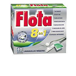 PASTILLAS LAVAVAJILLAS 8 EN 1 FLOTA TABLETS 30 UD.