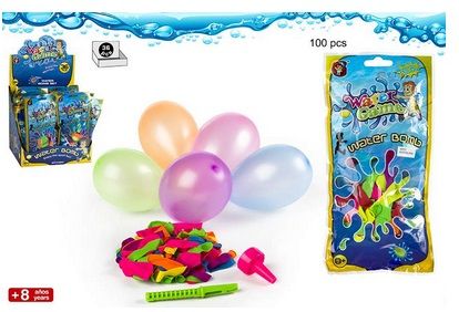 BOLSA 100 GLOBOS DE AGUA 