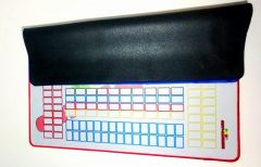 TAPETE JUEGO RUMMY 6 JUGADORES.40X60CM. RUMMYBOARD