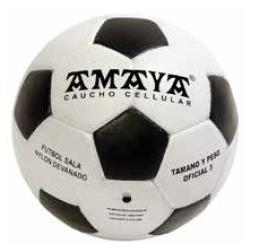 PELOTA SONORA DE CAUCHO CELUCAR FUTBOL SALA 180 MM