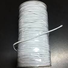 CORDON ELASTICO FINO APLI BLANCO 2MMX100M