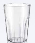 VASO POLICARBONATO 25 CL. TRANSP.