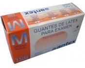 GUANTE LATEX C/POLVO T/M. 100 UD