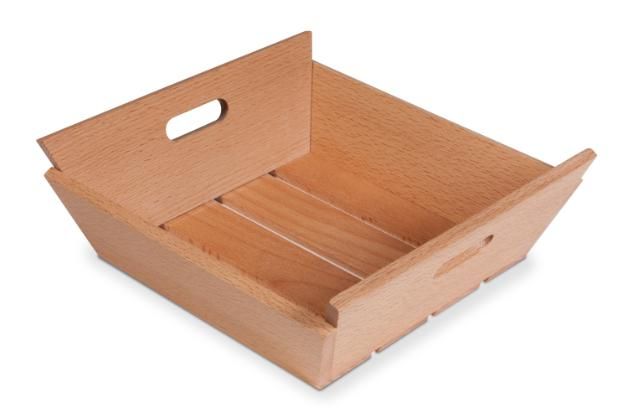 MINI CAJA PAN MADERA 21x21x7 CM. SUPREM