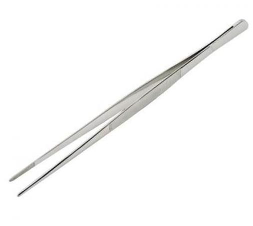 PINZA INOX EMPLATAR CHEFF RECTA 30 CM. SUPREM