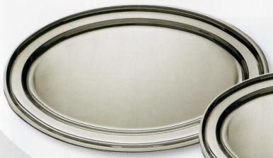 BANDEJA OVAL INOX 25 CM. 2511 