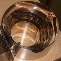 JUEGO 6 AROS/MOLDES INOX REDONDO 