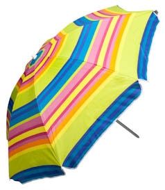 PARASOL PLAYA 200 CM. ECO RAYAS INCLINABLE