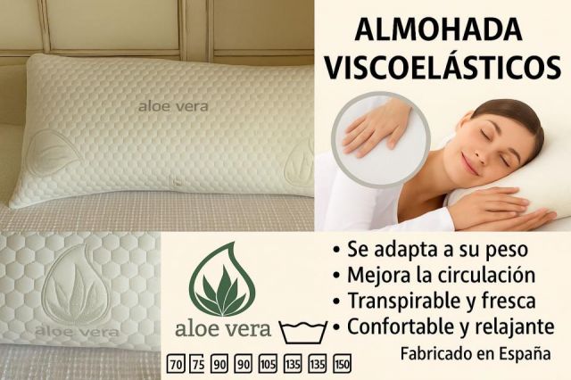 ALMOHADA COPOS VISCOLASTICOS 75 CM. COFLOR