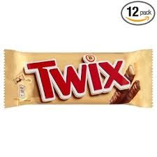 CHOCOLATINA TWIX 50 GR. CAJA 25 UDES.