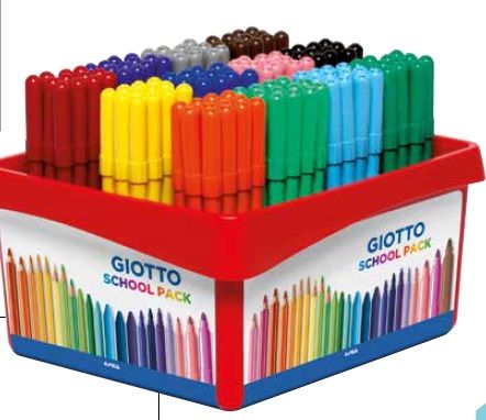GIOTTO TURBO COLOR ROTULADOR 144 UDS. LAVABLE