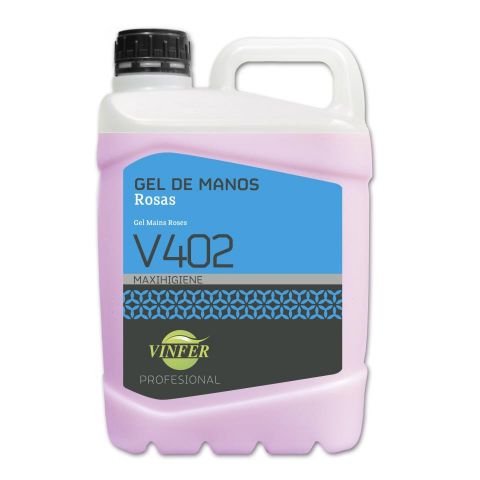 GEL DE MANOS ROSAS V402 5 L.